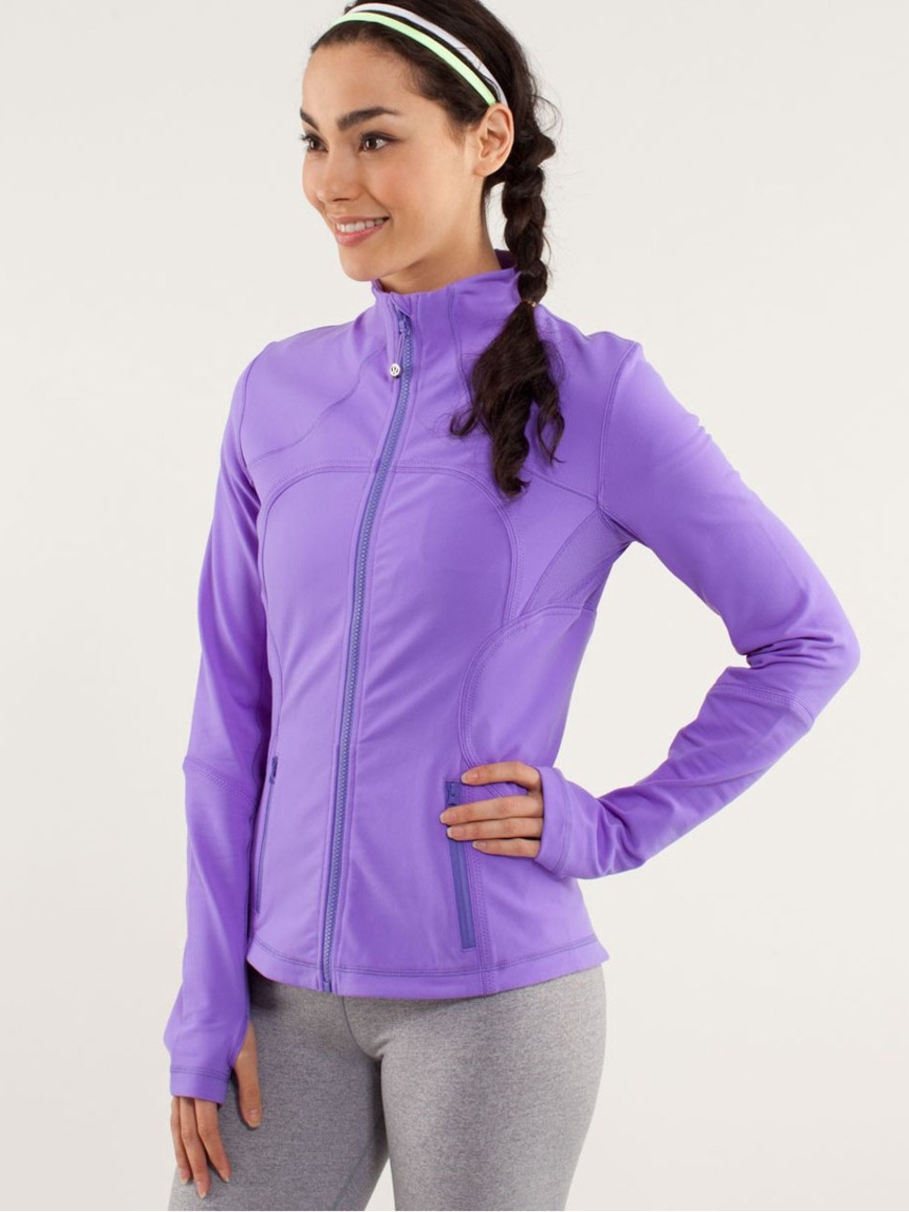 2013 Lululemon Power Purple Forme Jacket Size 6